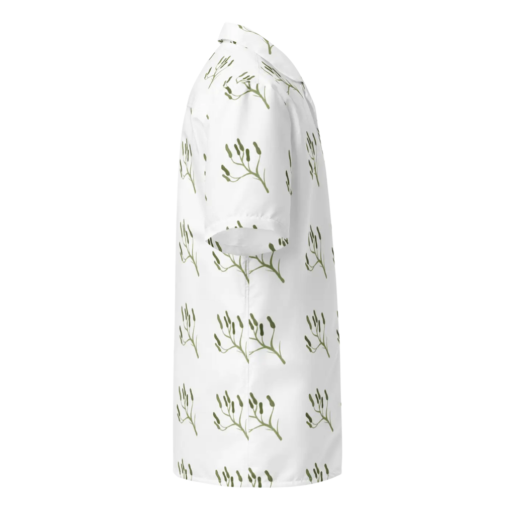 Unisex Button Shirt - Flora Graphics Eco Summer - DipaliZ