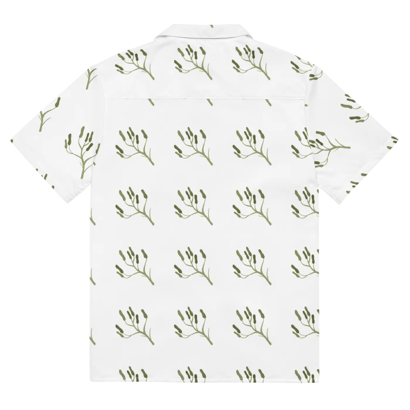 Unisex Button Shirt - Flora Graphics Eco Summer - DipaliZ