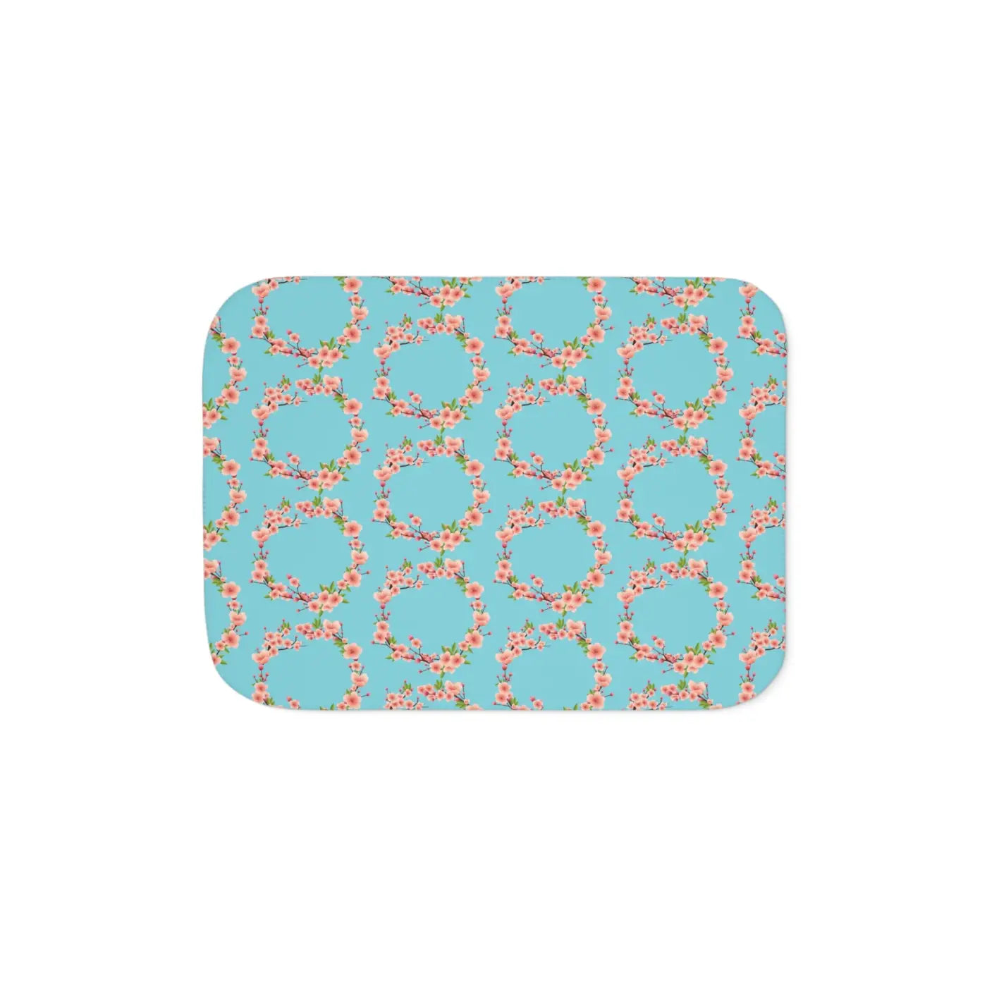 Floral Sherpa Blanket - Two Colors Available - DipaliZ