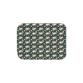 Floral Sherpa Blanket - Dark Green Pattern - DipaliZ