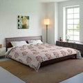 Floral Pattern Comforter - Luxe Bedding for Her - DipaliZ