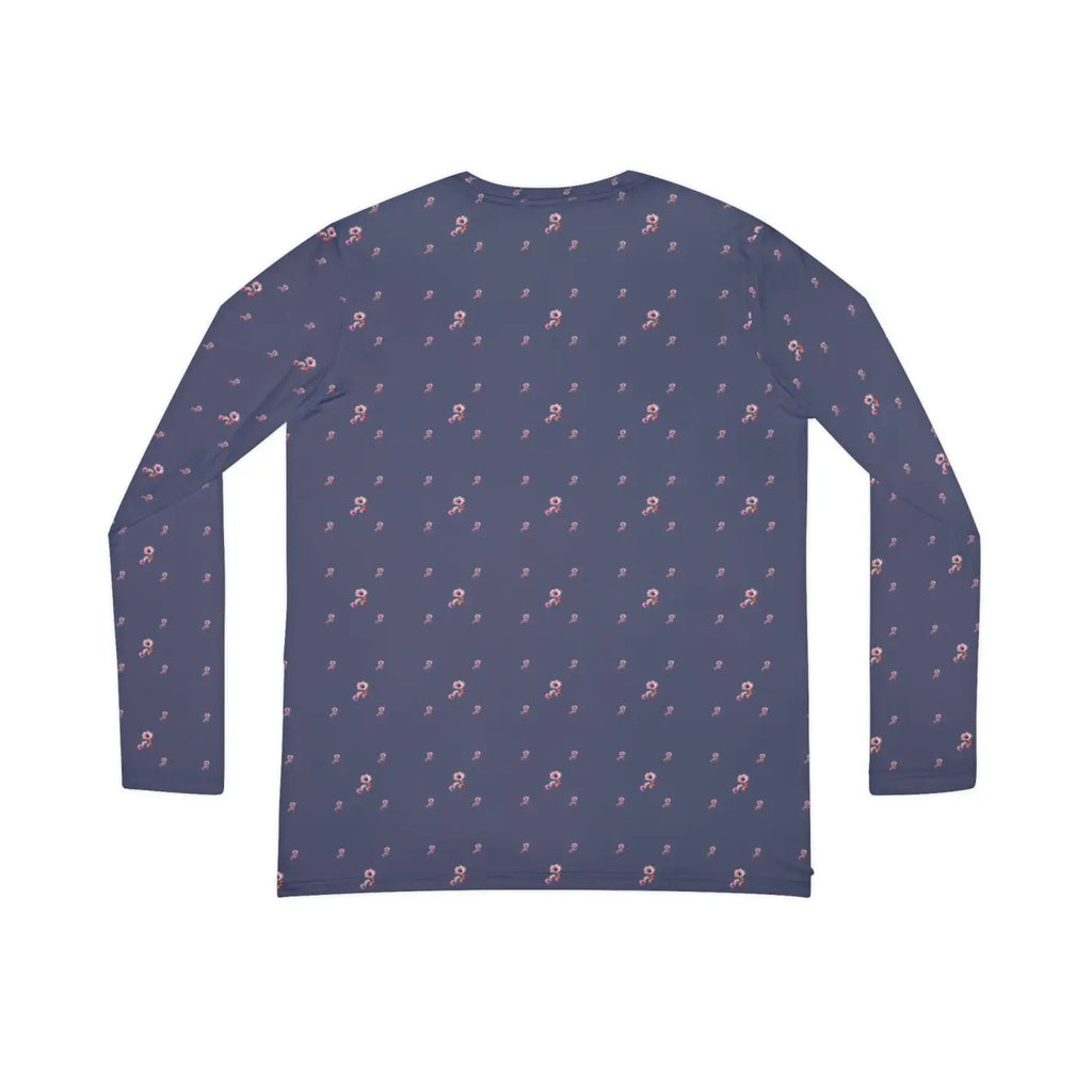 Long Sleeve Floral Pattern Women's V Neck Shirt - DipaliZ