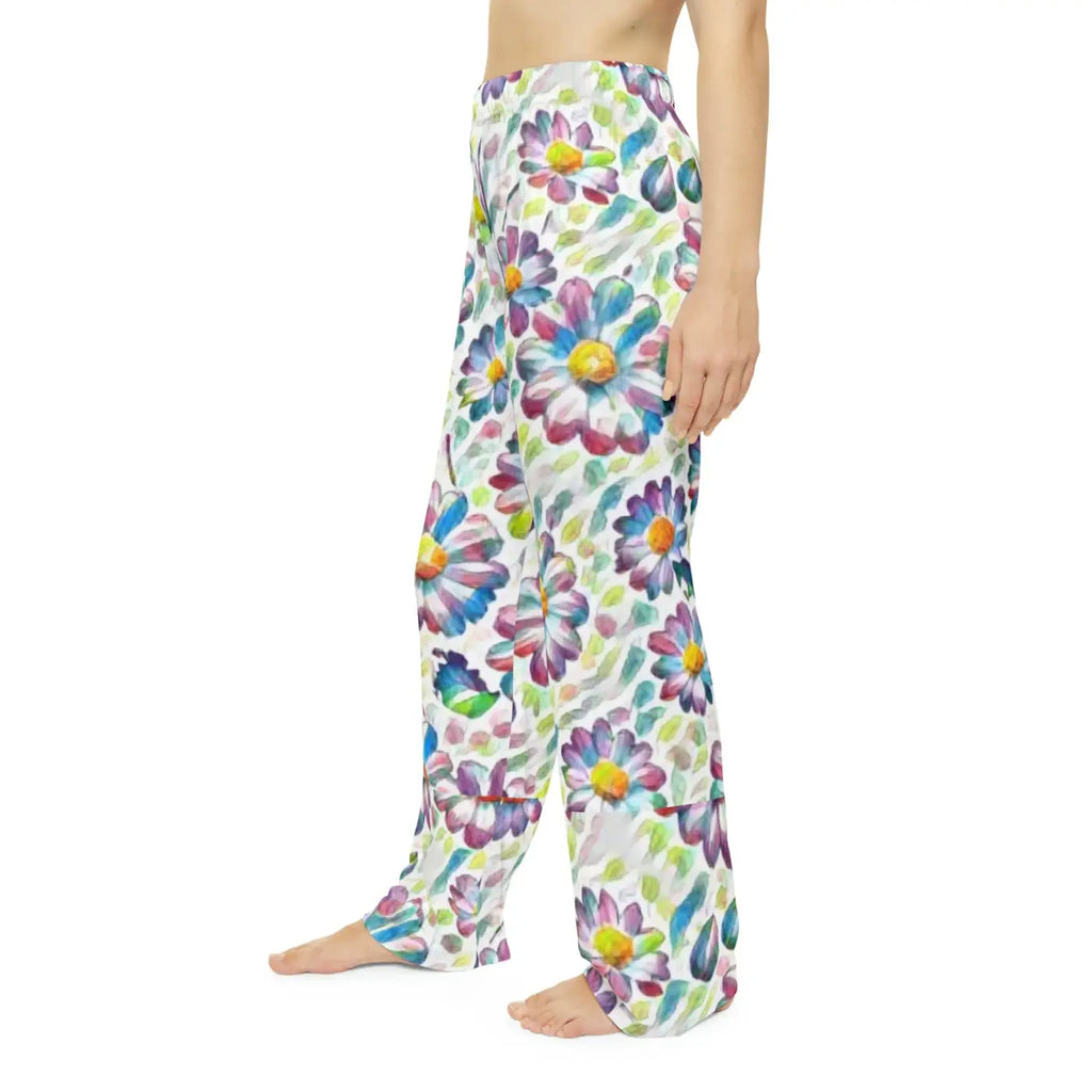 Women's Pajama Pants - Floral Pattern Loungewear - DipaliZ