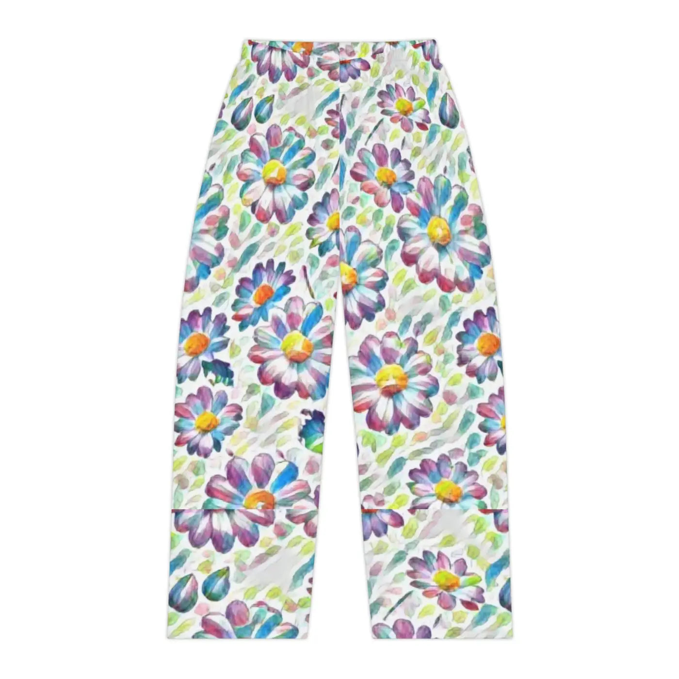 Women's Pajama Pants - Floral Pattern Loungewear - DipaliZ