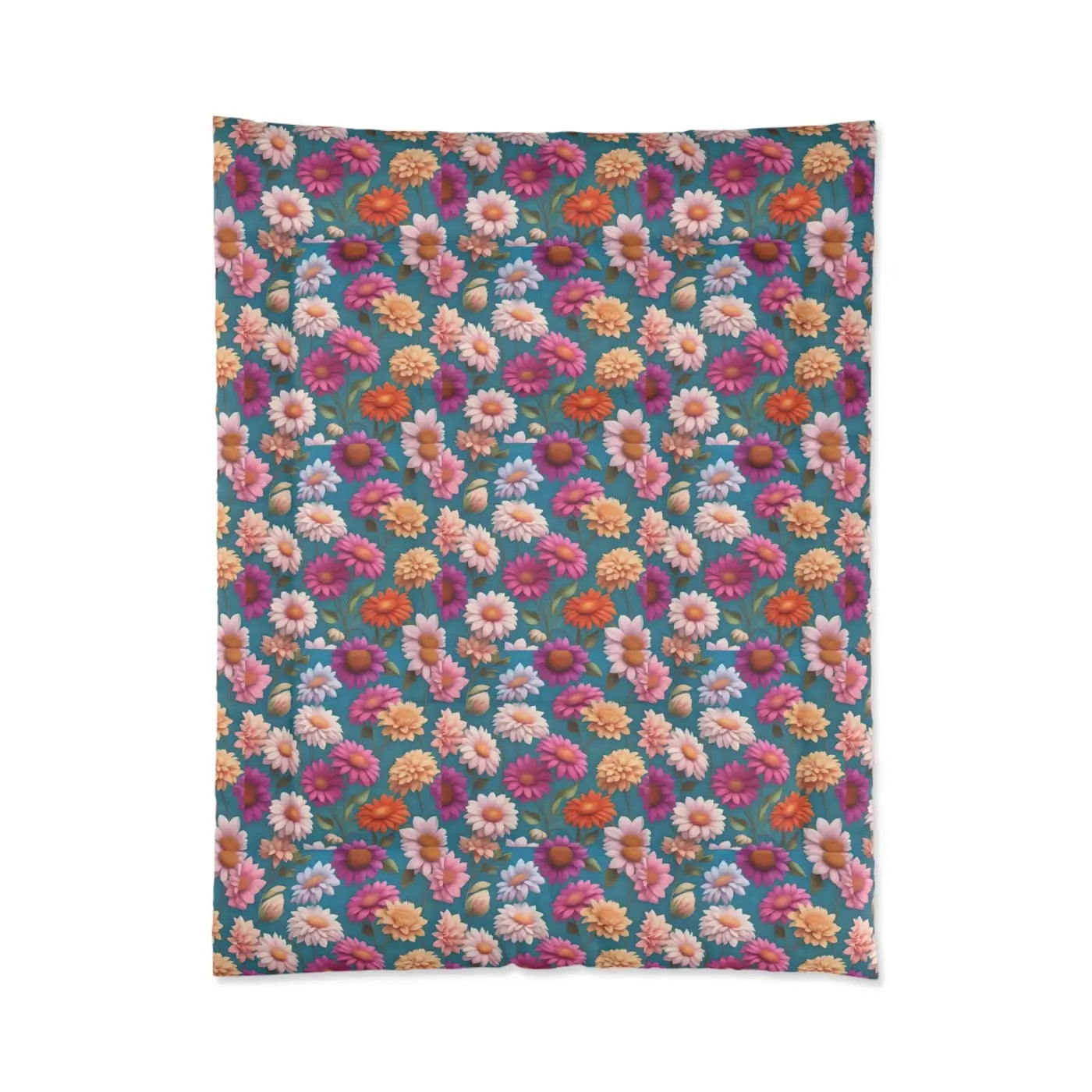 Floral Comforter - Ultra-Soft Polyester Bedding - DipaliZ