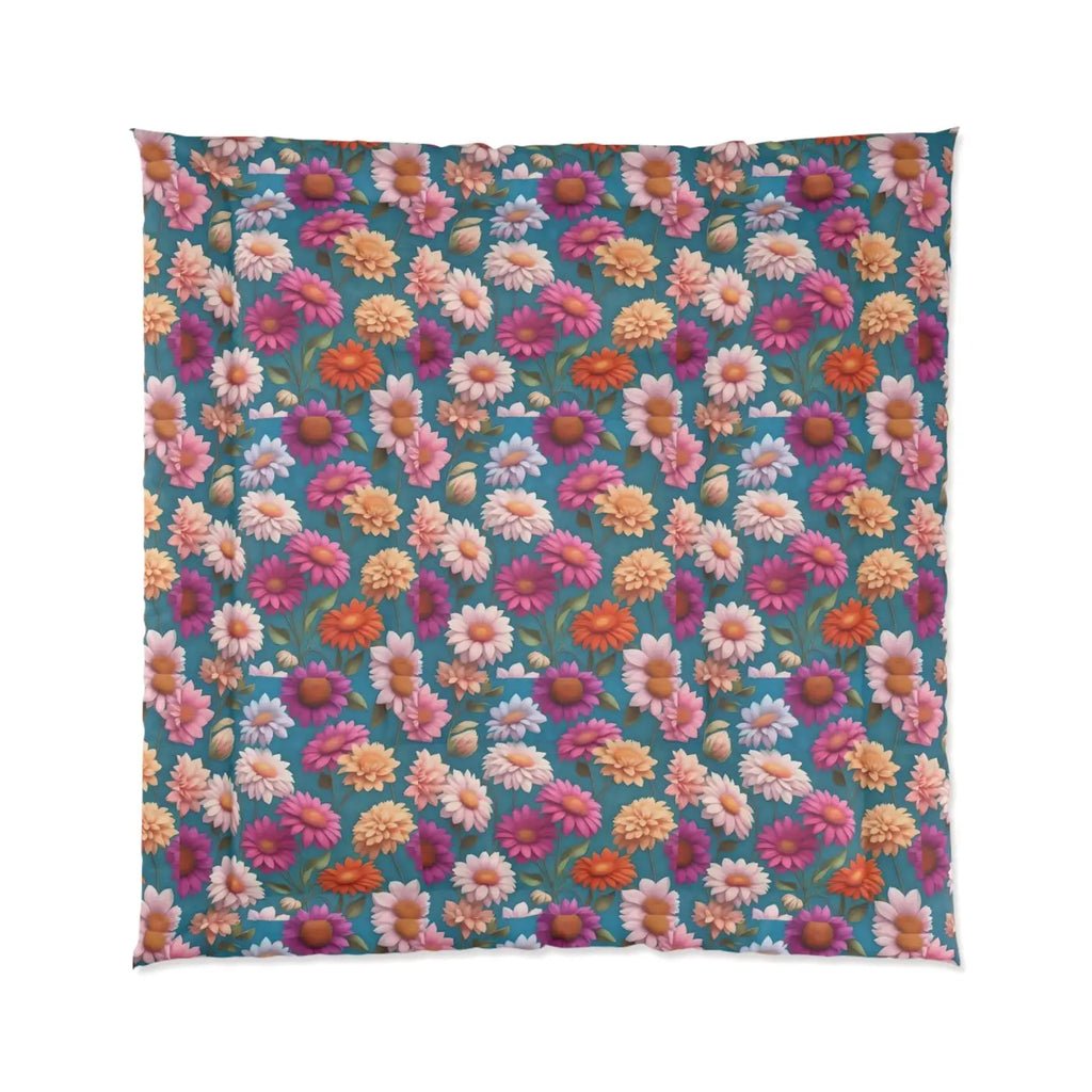 Floral Comforter - Ultra-Soft Polyester Bedding - DipaliZ