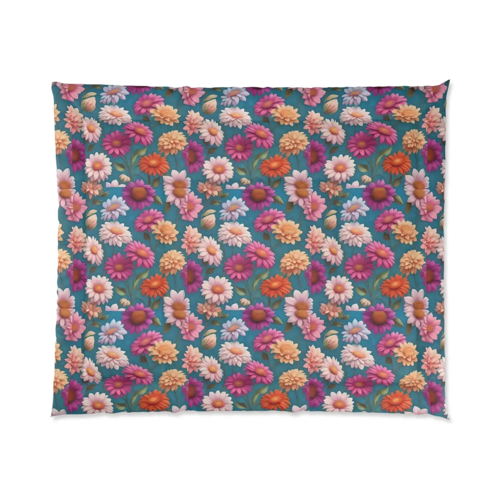 Floral Comforter - Ultra-Soft Polyester Bedding - DipaliZ