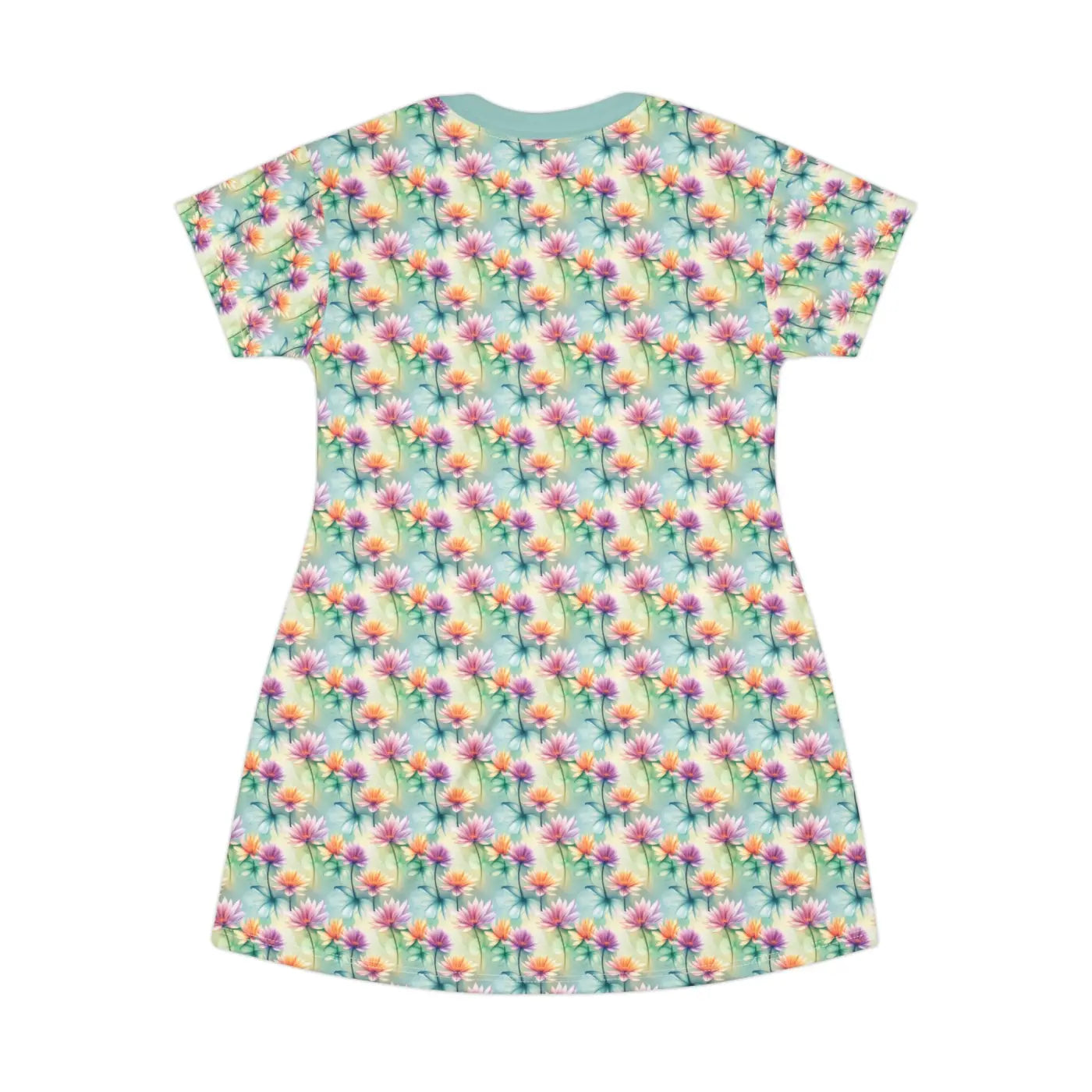 Floral Print Shirt Dress - Casual Comfort Style - DipaliZ