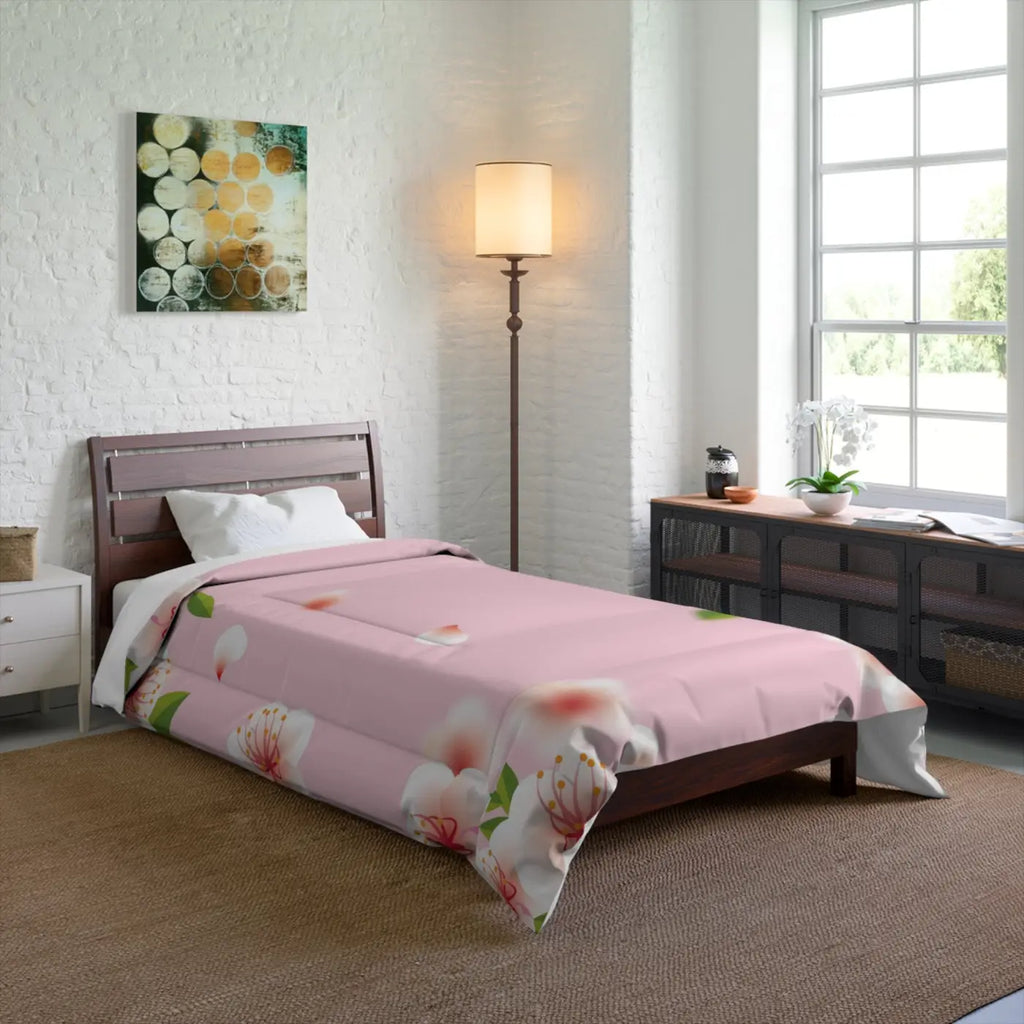 Floral Print Comforter - Eco-Friendly Gifts for Her - DipaliZ