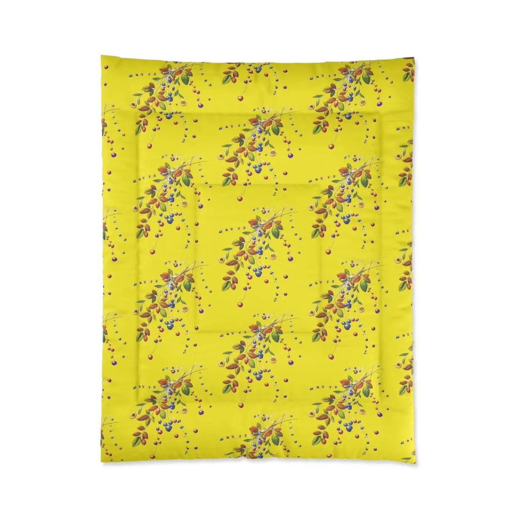 Floral Print Comforter - Vibrant Bedroom Style - DipaliZ