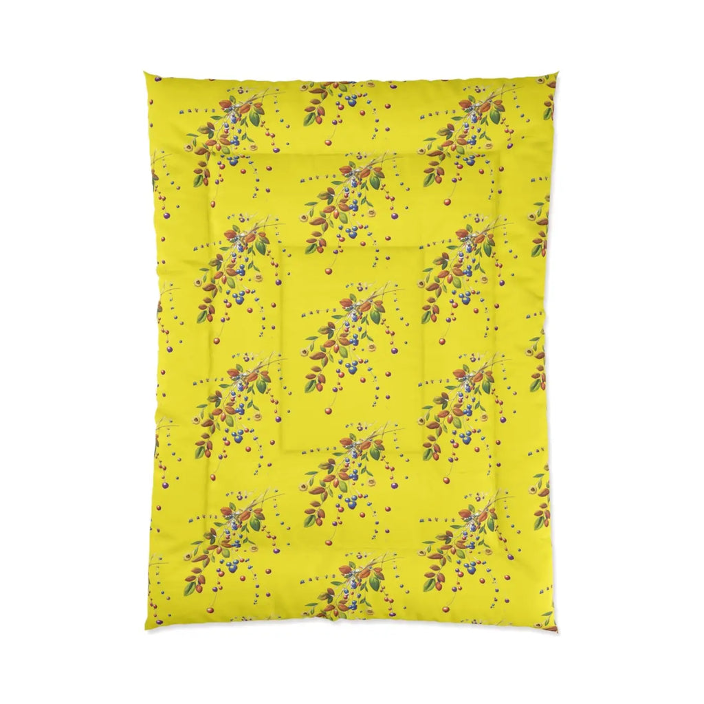 Floral Print Comforter - Vibrant Bedroom Style - DipaliZ