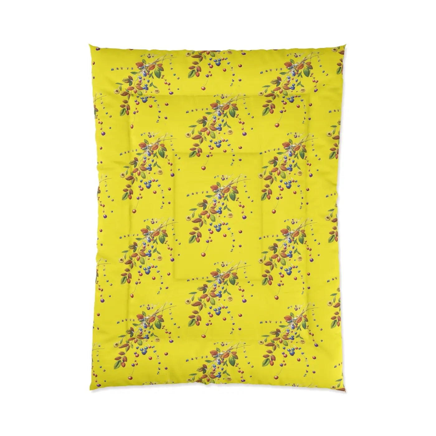 Floral Print Comforter - Vibrant Bedroom Style - DipaliZ