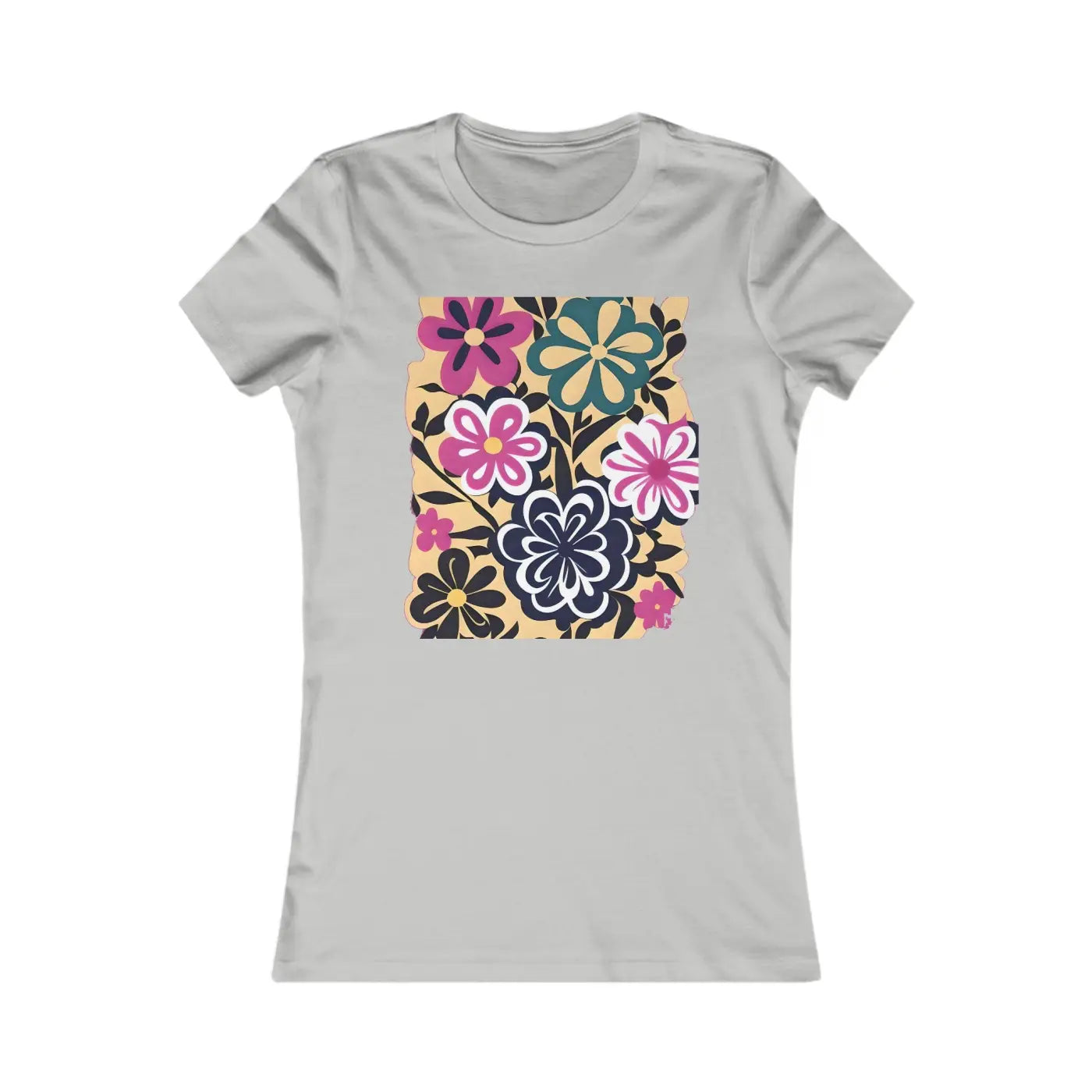 Flower Art Women's Favorite Tee - Soft Cotton Style - DipaliZ