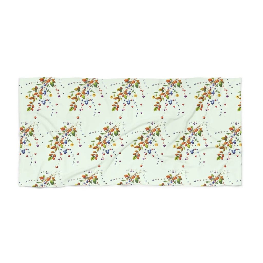 Beach Towel - Flower Branches Design Eco-Friendly - DipaliZ