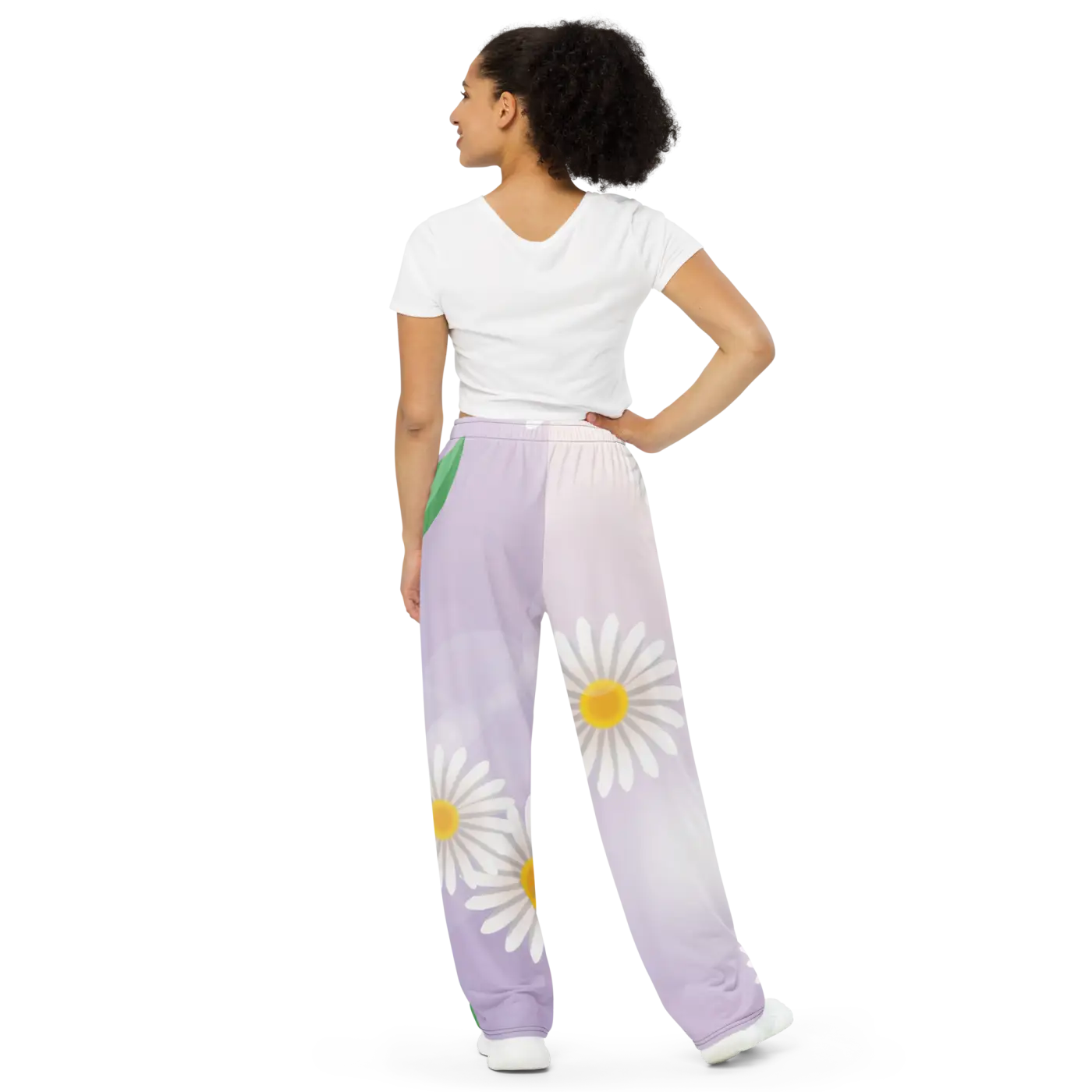 Floral Wide Leg Pants - Chic Comfort Style - DipaliZ