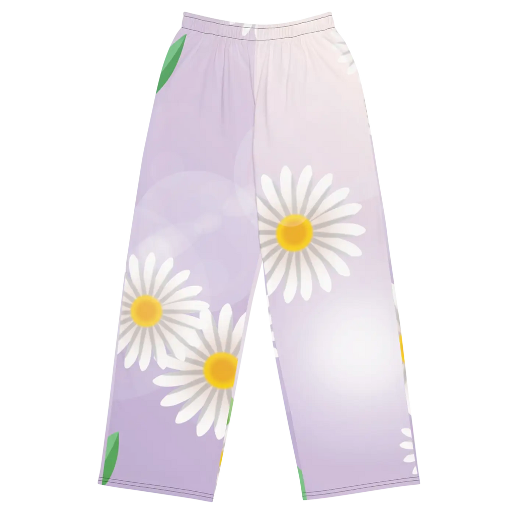 Floral Wide Leg Pants - Chic Comfort Style - DipaliZ