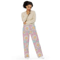 Floral Wide Leg Pants - Chic Comfort Style - DipaliZ