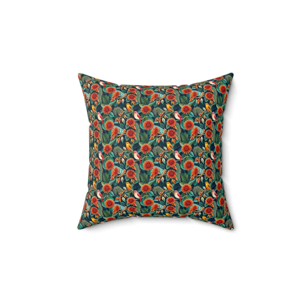 Spun Polyester Square Pillow - Vibrant Home Decor - DipaliZ