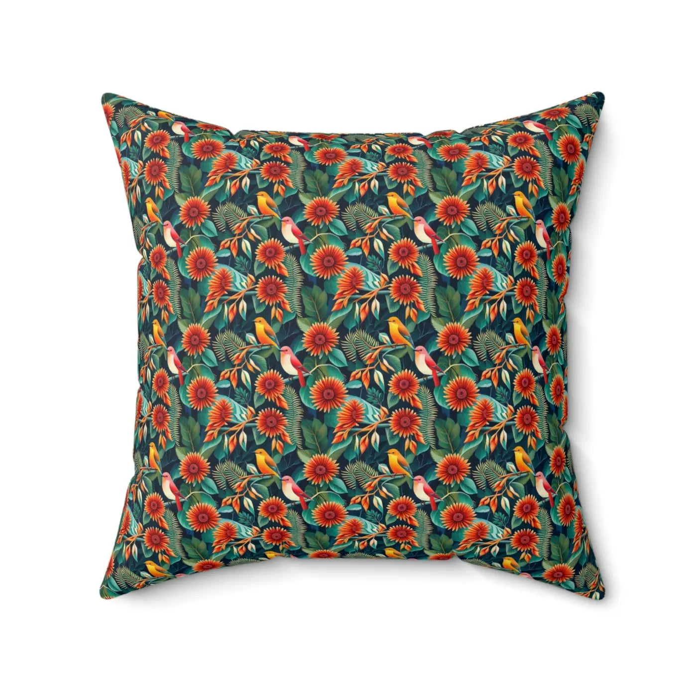 Spun Polyester Square Pillow - Vibrant Home Decor - DipaliZ