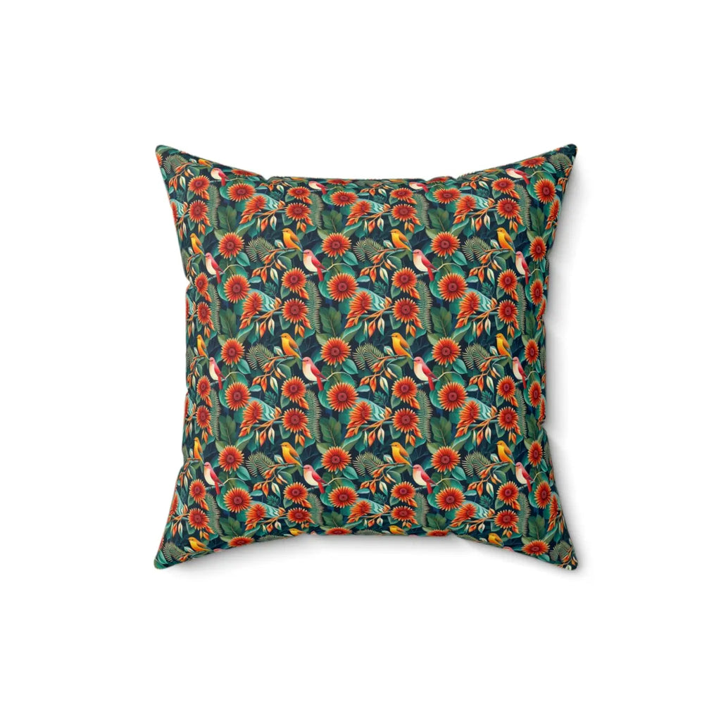 Spun Polyester Square Pillow - Vibrant Home Decor - DipaliZ