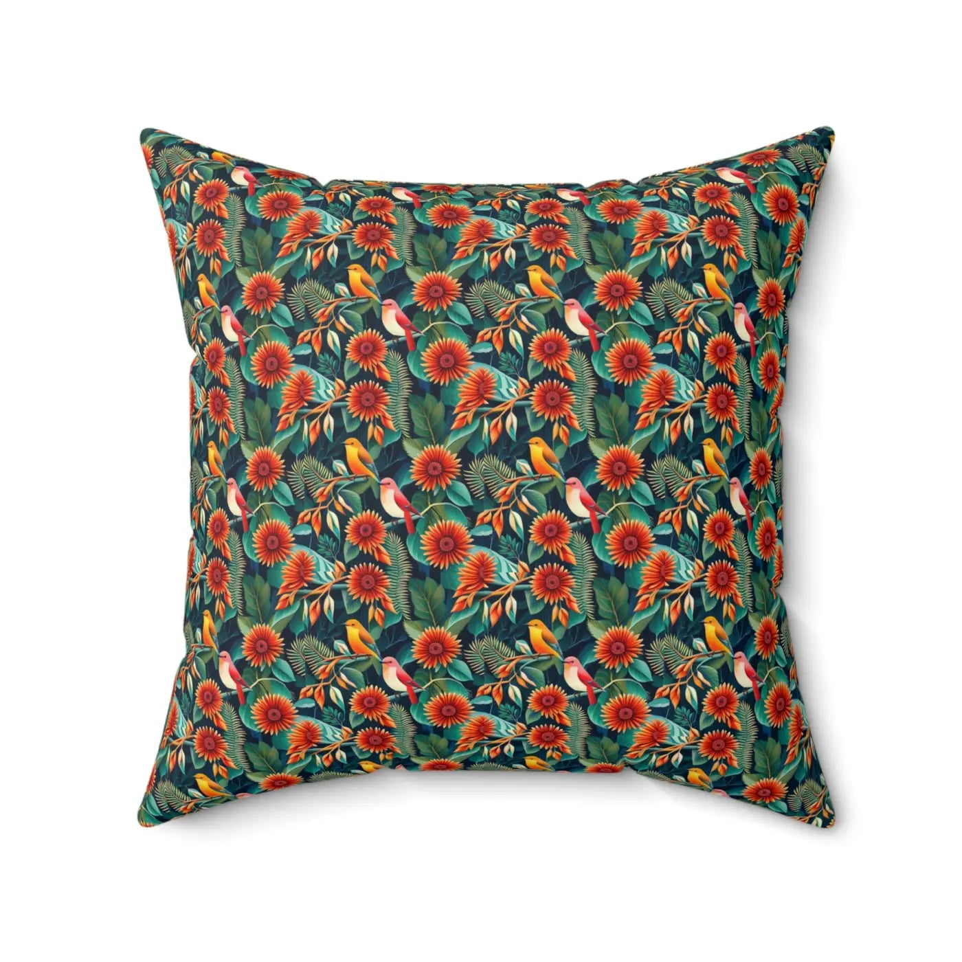 Spun Polyester Square Pillow - Vibrant Home Decor - DipaliZ