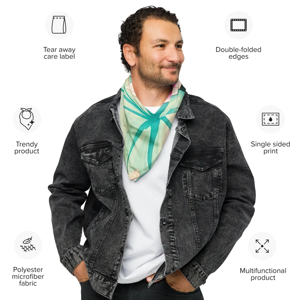 Eco-Friendly Print Bandana - Sustainable Gifts for Her - DipaliZ
