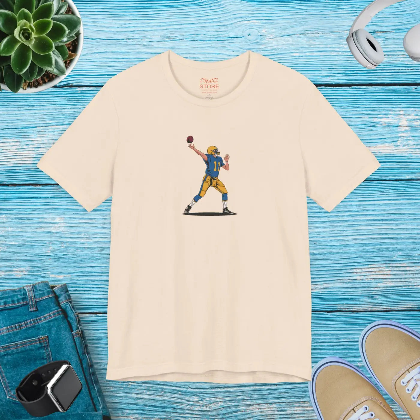 Classic Unisex Jersey Short Sleeve Tee - Soft Cotton - DipaliZ