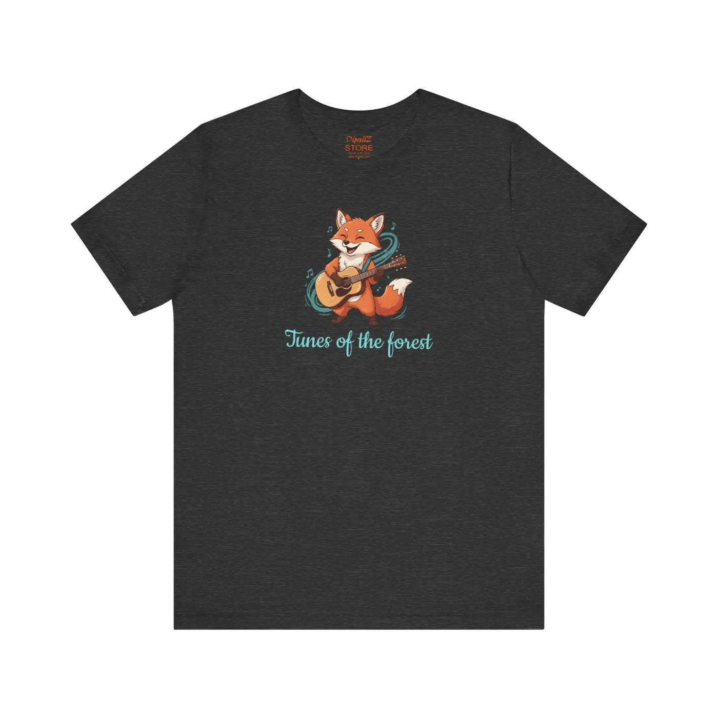 Fox With A Guitar T-Shirt - Unisex Jersey Tee - DipaliZ