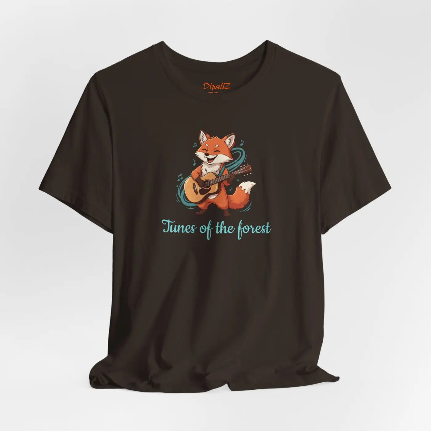 Fox With A Guitar T-Shirt - Unisex Jersey Tee - DipaliZ