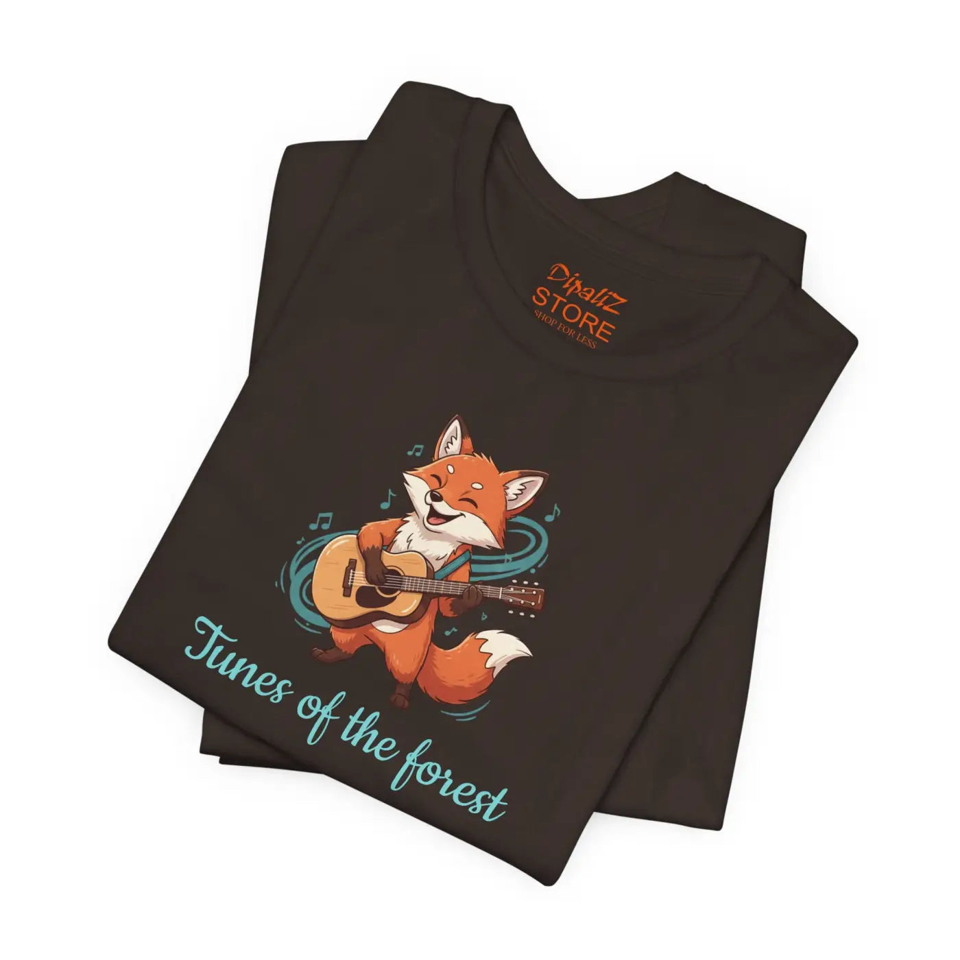 Fox With A Guitar T-Shirt - Unisex Jersey Tee - DipaliZ