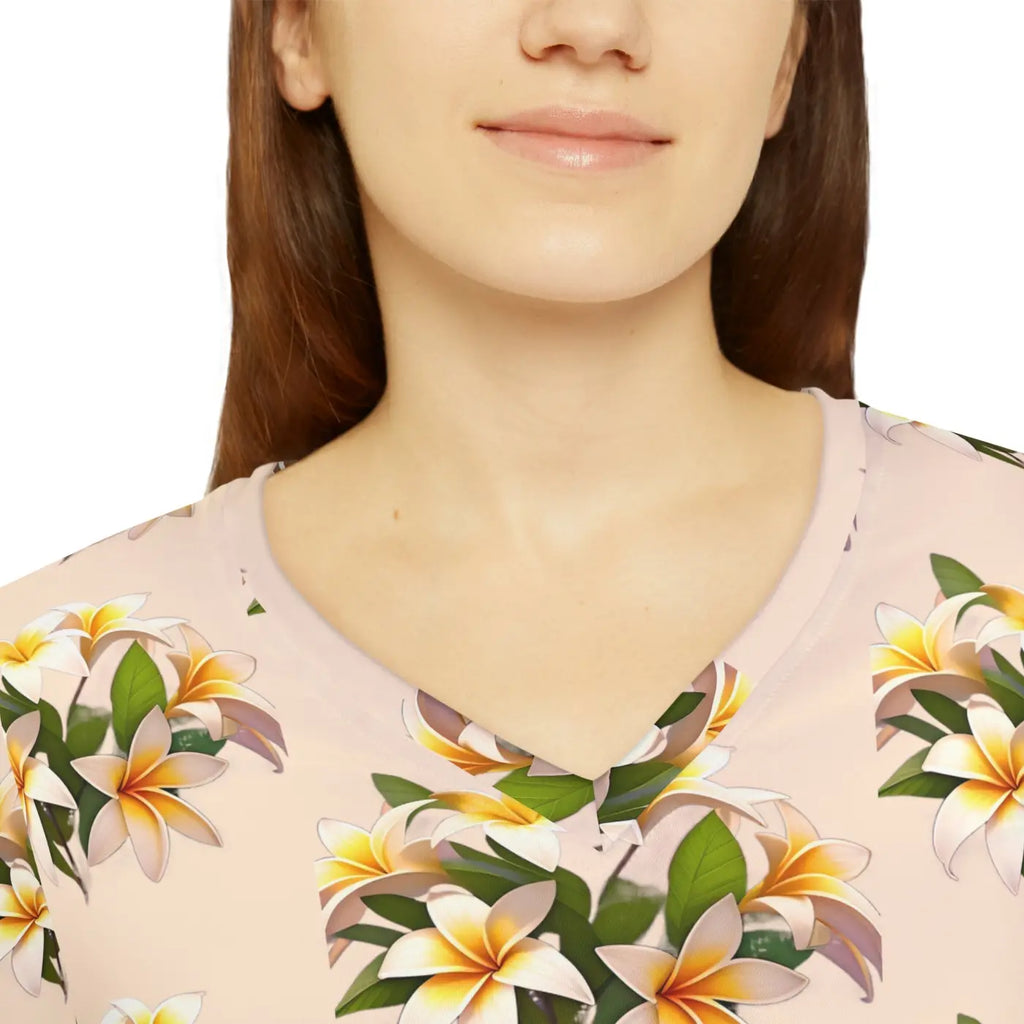 Long Sleeve V Neck Shirt - Versatile Women's Top - DipaliZ