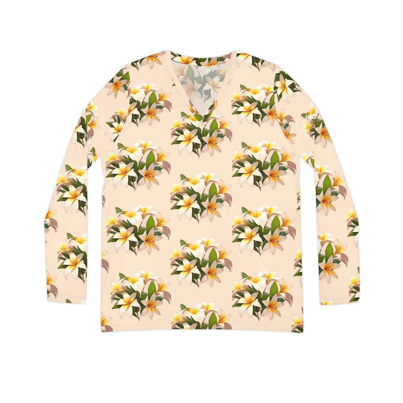 Long Sleeve V Neck Shirt - Versatile Women's Top - DipaliZ