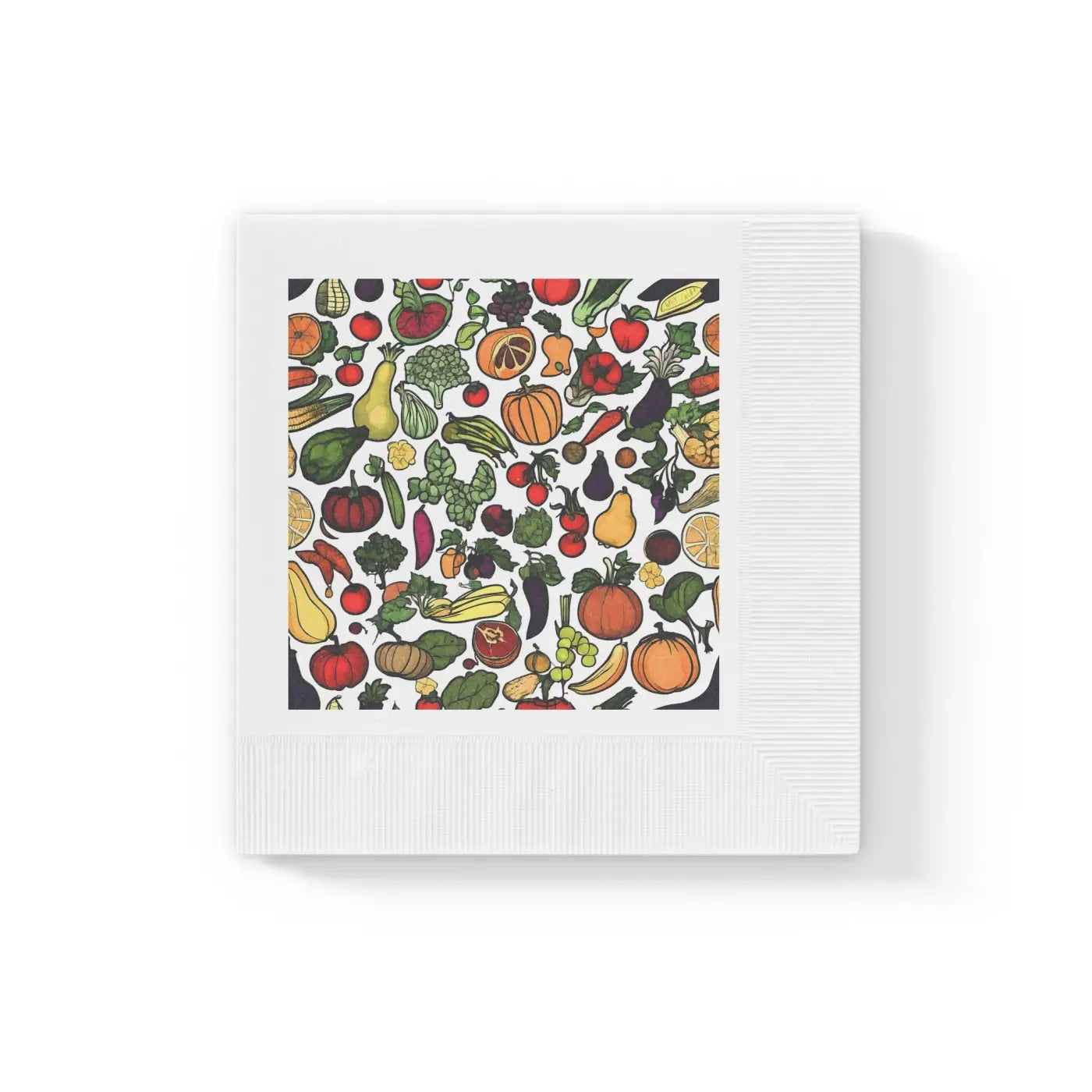 White Coined Napkins - Elegant Party Essential - DipaliZ