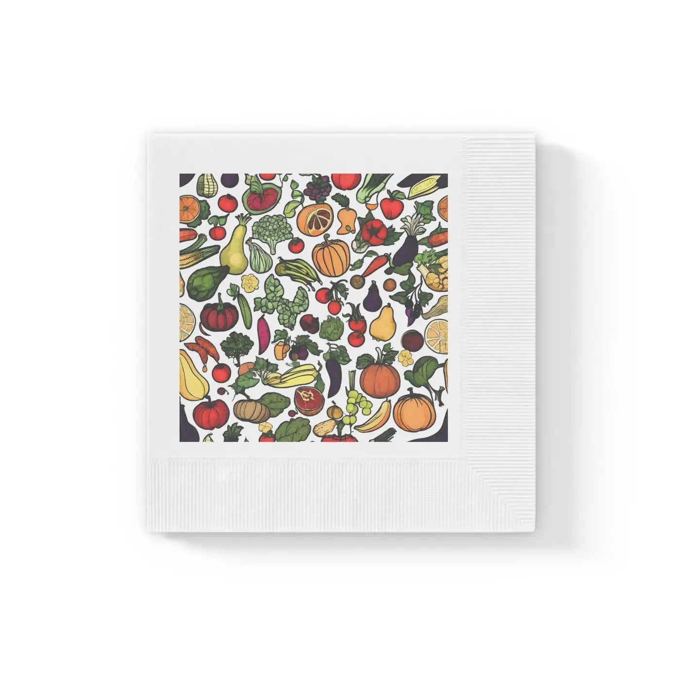 White Coined Napkins - Elegant Party Essential - DipaliZ