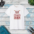 Game Over Unisex Ultra Cotton Tee - Bold Graphic Print - DipaliZ