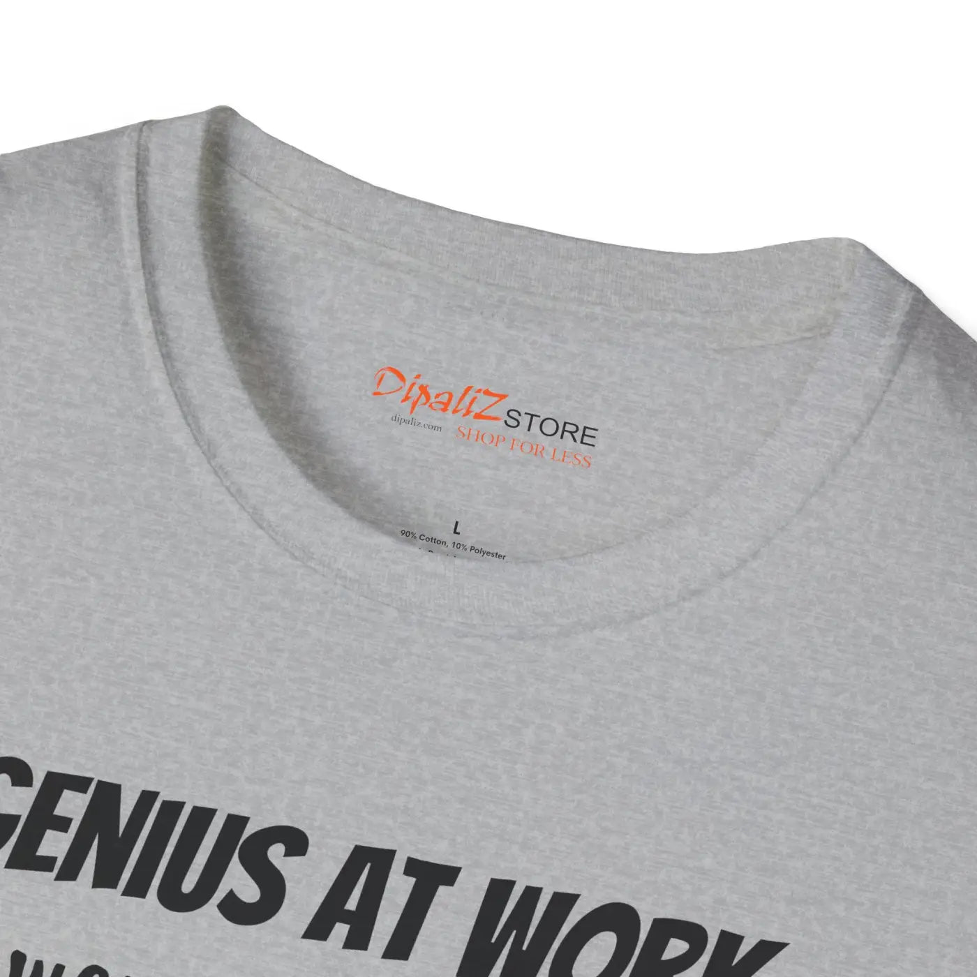 Unisex Softstyle Genius at Work T-Shirt - Comfort Fit - DipaliZ