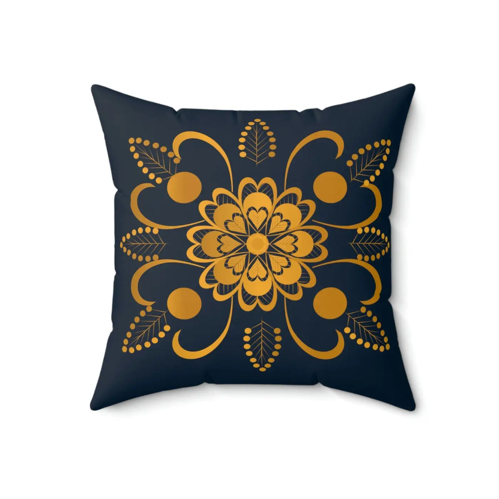 Polyester Square Pillow - Spun Comfort and Style - DipaliZ