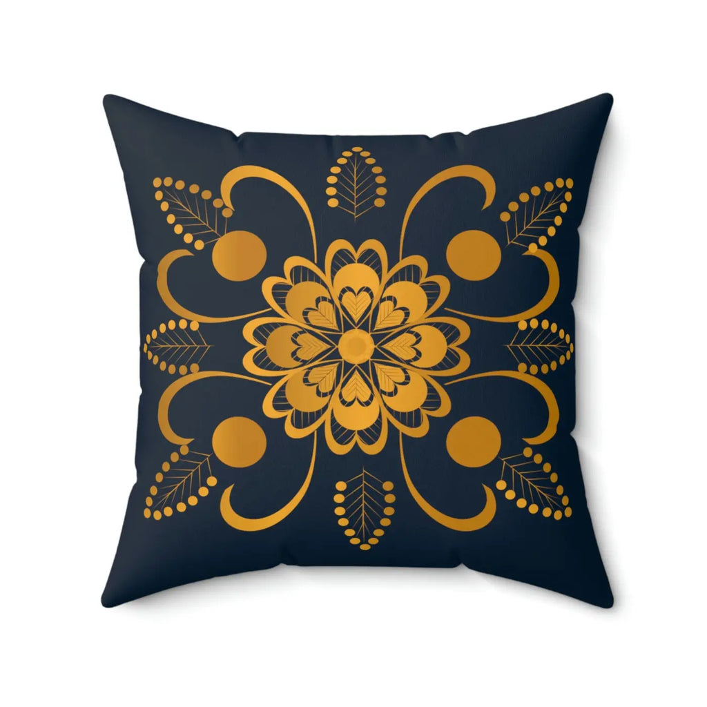 Polyester Square Pillow - Spun Comfort and Style - DipaliZ