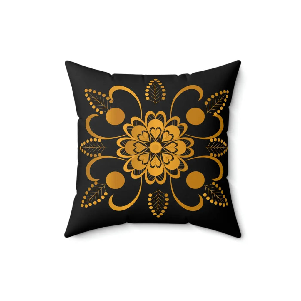 Geometrical Pattern Throw Pillow - Polyester Square - DipaliZ