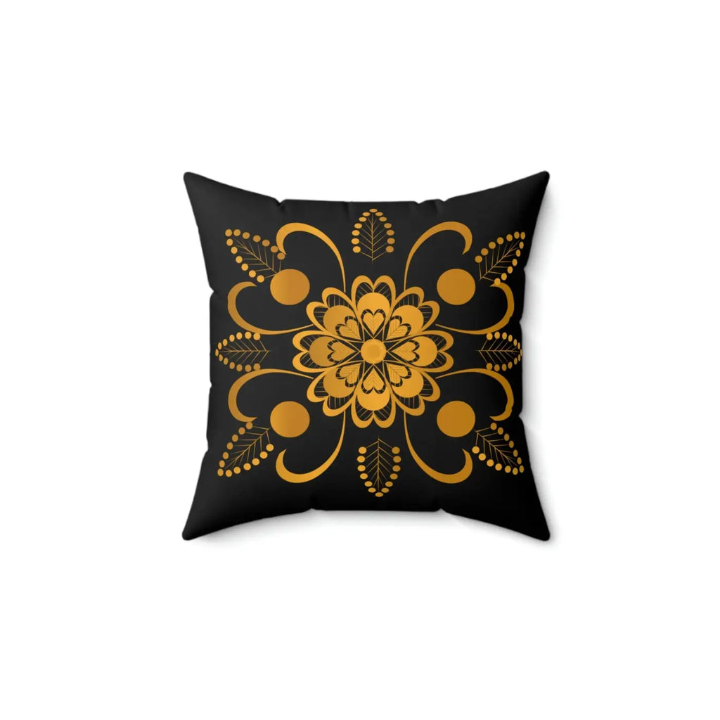 Geometrical Pattern Throw Pillow - Polyester Square - DipaliZ