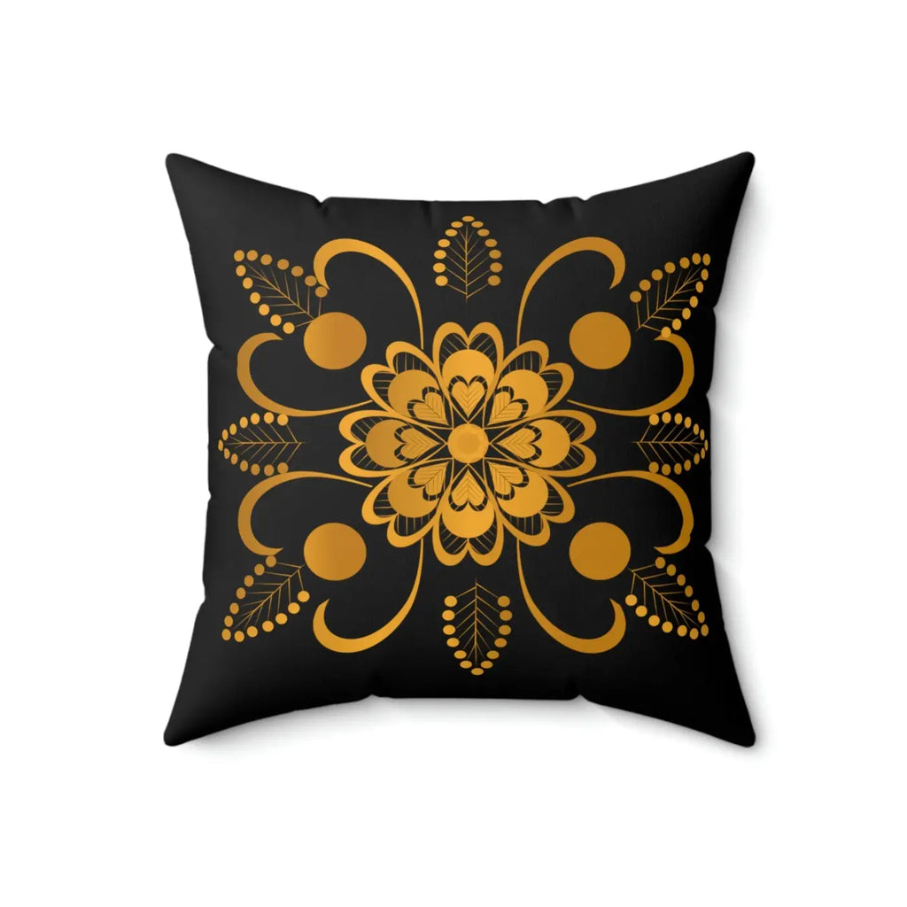 Geometrical Pattern Throw Pillow - Polyester Square - DipaliZ
