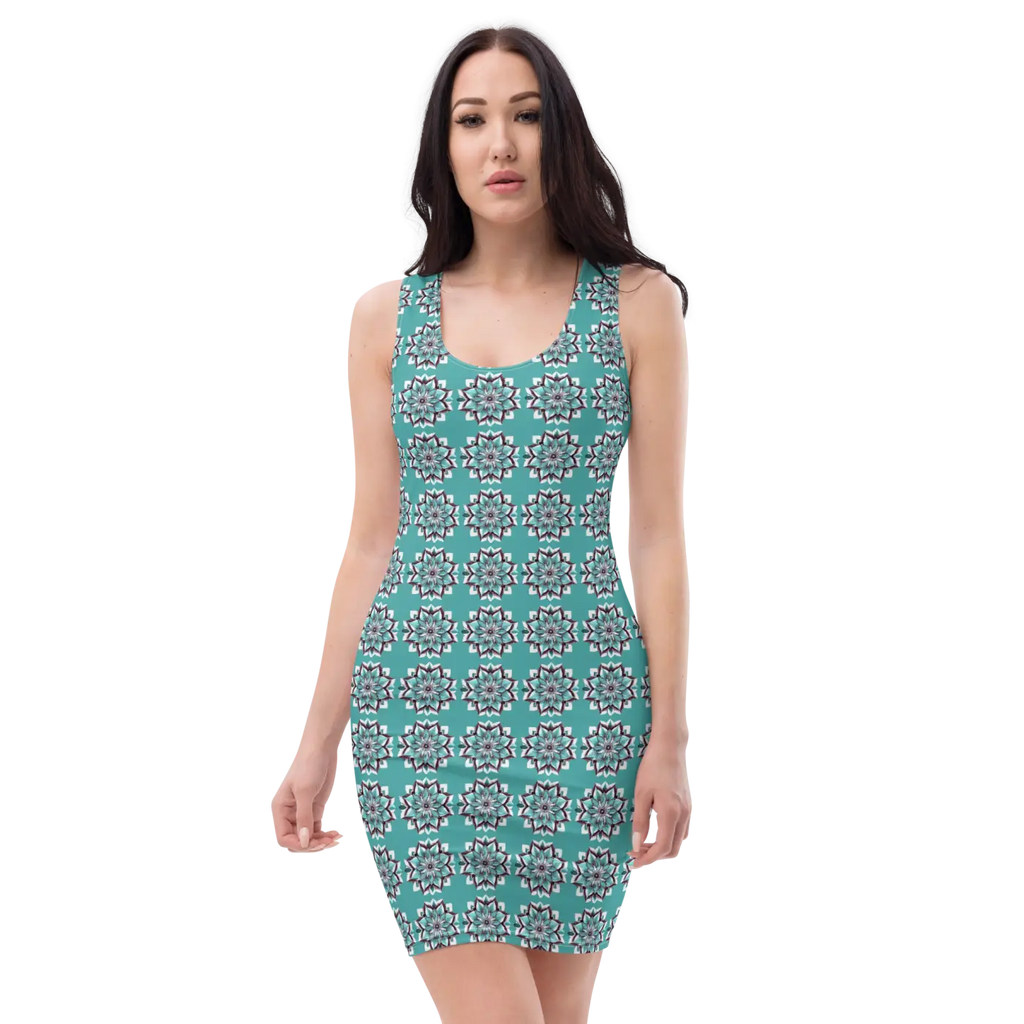 Geometrical Pattern Sew Dress - Sublimation Cut Design - DipaliZ