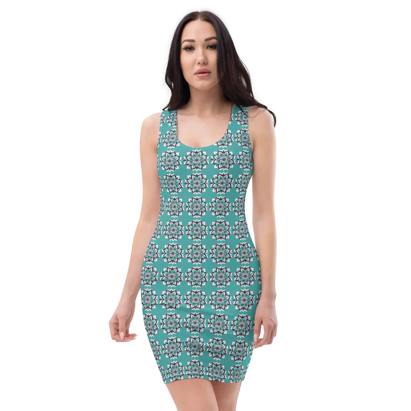 Geometrical Pattern Sew Dress - Sublimation Cut Design - DipaliZ