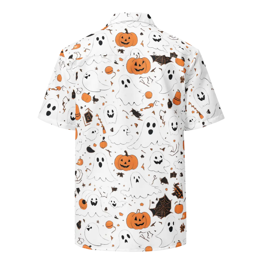 Eco Friendly Unisex Button Shirt - Halloween Party Style - DipaliZ