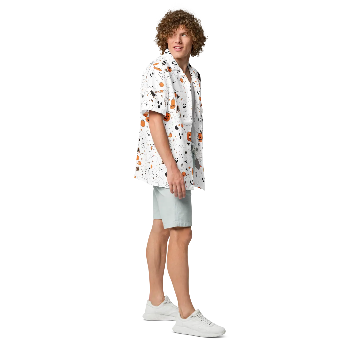 Eco Friendly Unisex Button Shirt - Halloween Party Style - DipaliZ