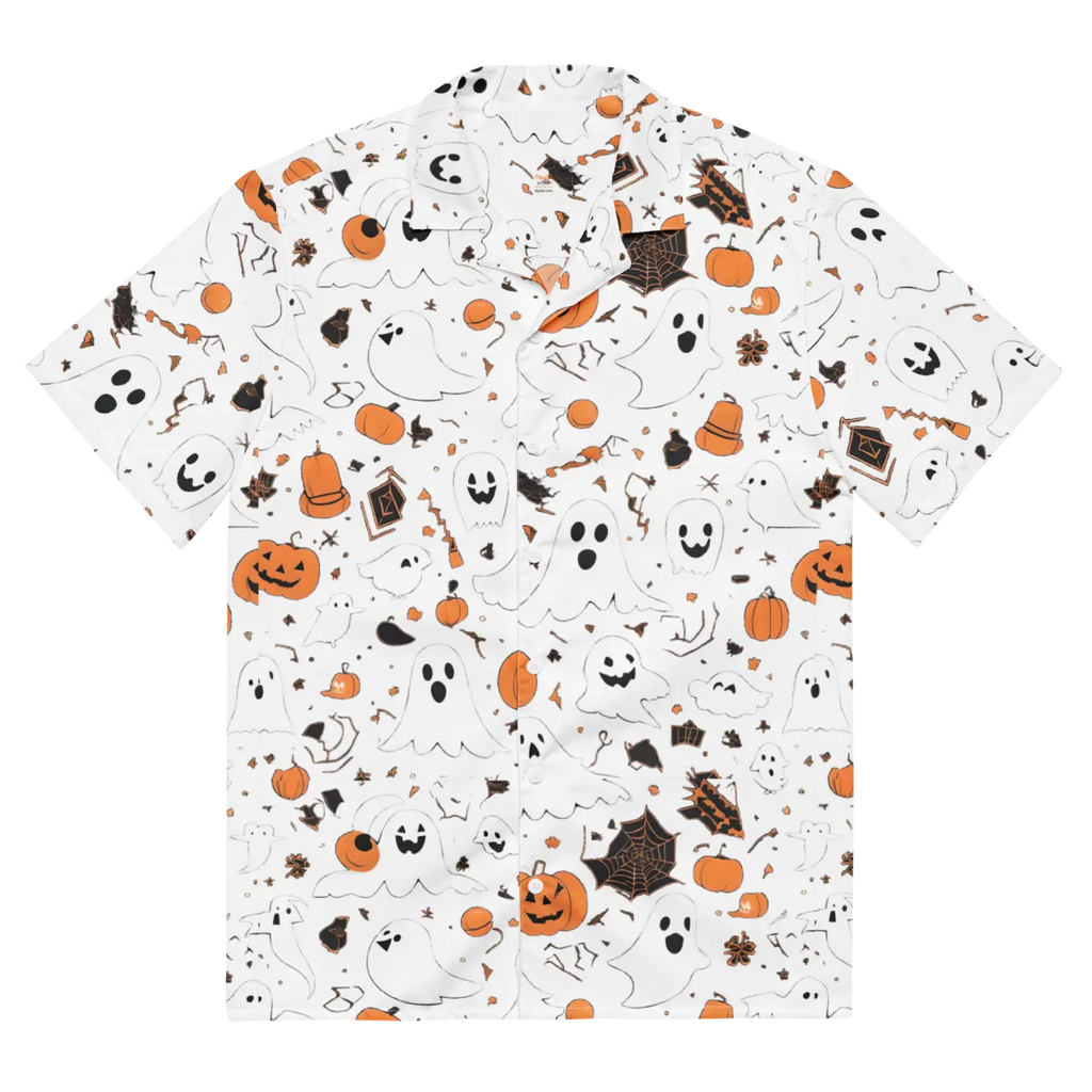 Eco Friendly Unisex Button Shirt - Halloween Party Style - DipaliZ