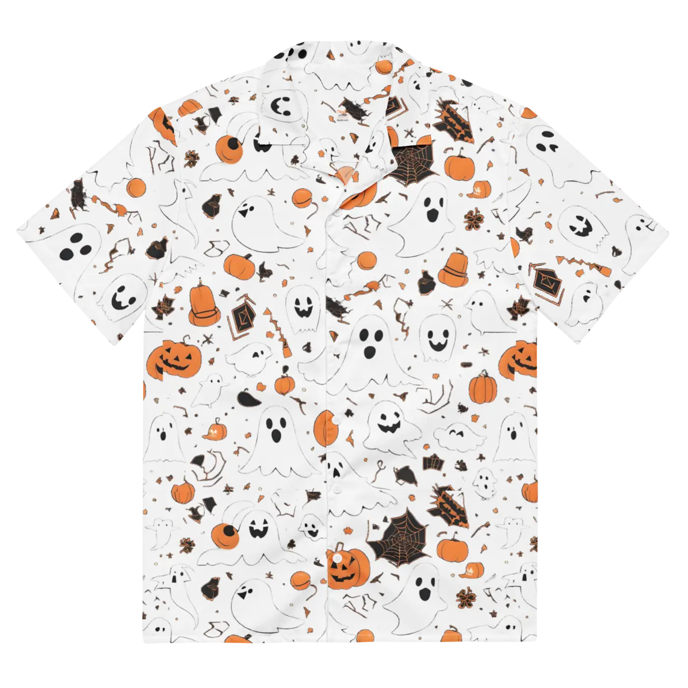 Eco Friendly Unisex Button Shirt - Halloween Party Style - DipaliZ