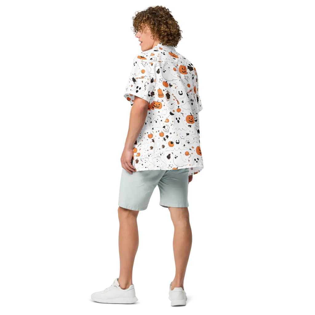 Eco Friendly Unisex Button Shirt - Halloween Party Style - DipaliZ
