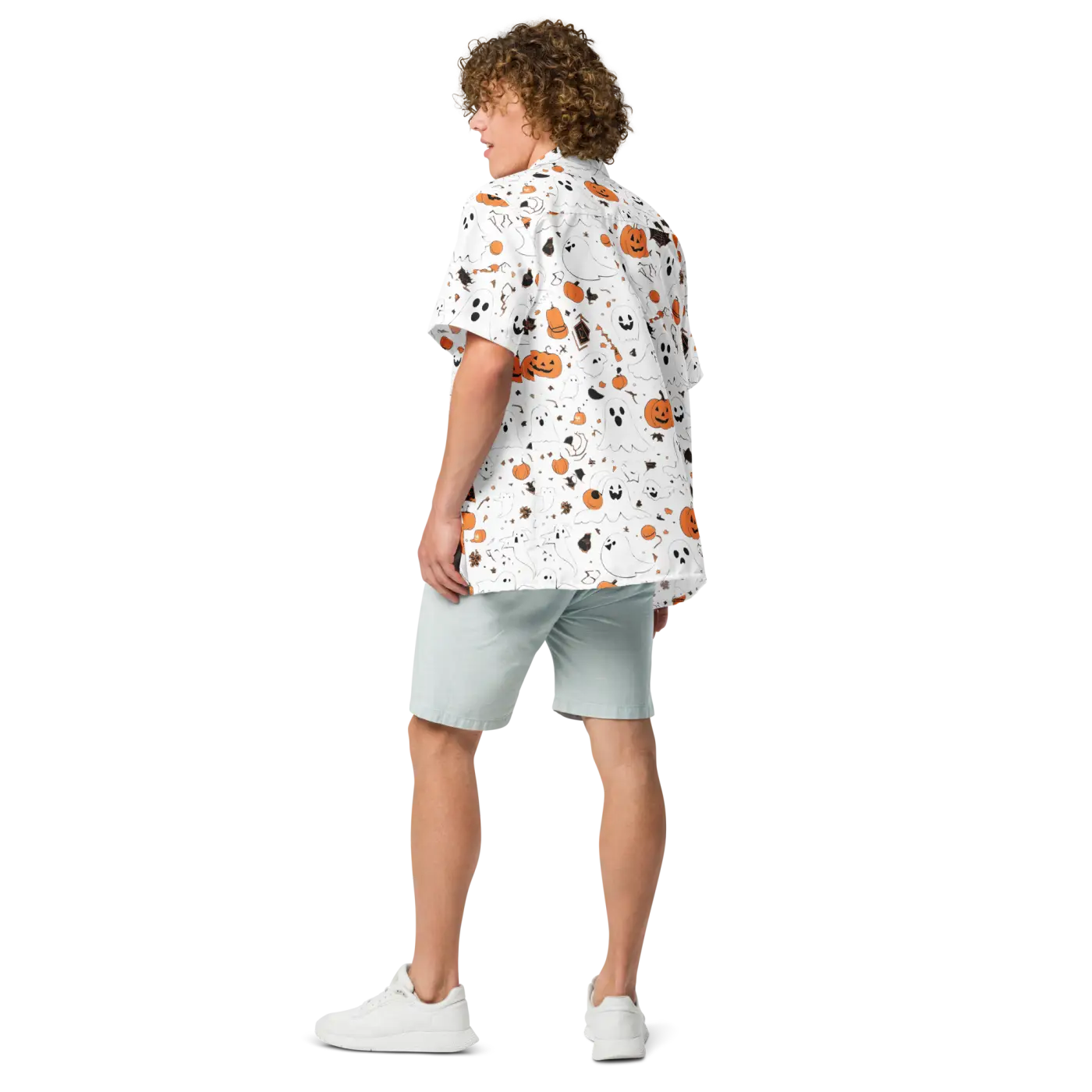 Eco Friendly Unisex Button Shirt - Halloween Party Style - DipaliZ