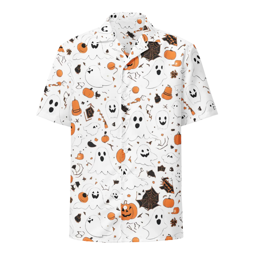 Eco Friendly Unisex Button Shirt - Halloween Party Style - DipaliZ